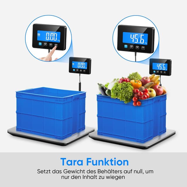 Detalle 1 de Digitale Paketwaage 200 kg, 10 g Genauigkeit