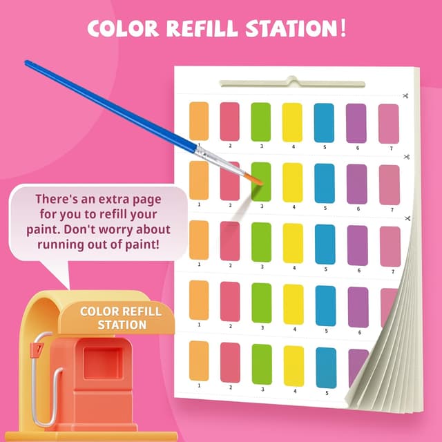 Detalle de Paint With Water Books 3-Pack 20 Pages ๐จ