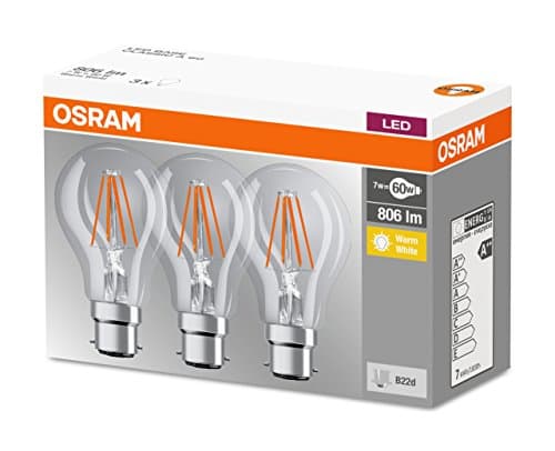 Thumbnail 3 de Osram 819498 Bombilla LED B22d, 7 W, 3 Pzas