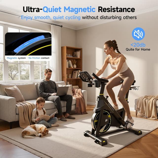 Detalle 2 de YPOO Magnetic Spin Bike 350LB capacity