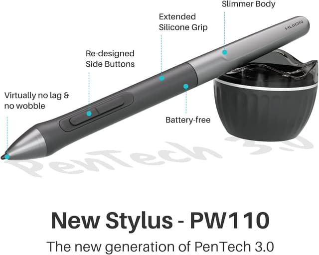 Thumbnail 1 de HUION Inspiroy 2 S tablette graphique 6 touches