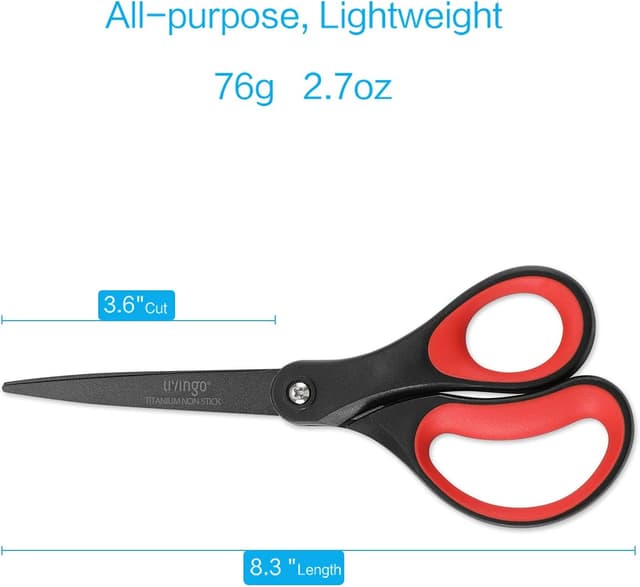 Detalle 2 de LIVINGO 8" Titanium Non-Stick Scissors