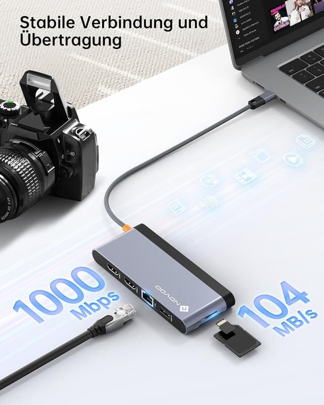 Thumbnail 6 de NOVOO Docking Station USB C Hub
