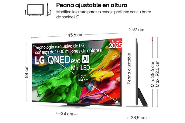 Detalle 2 de LG QNED87 65 pulgadas MiniLED