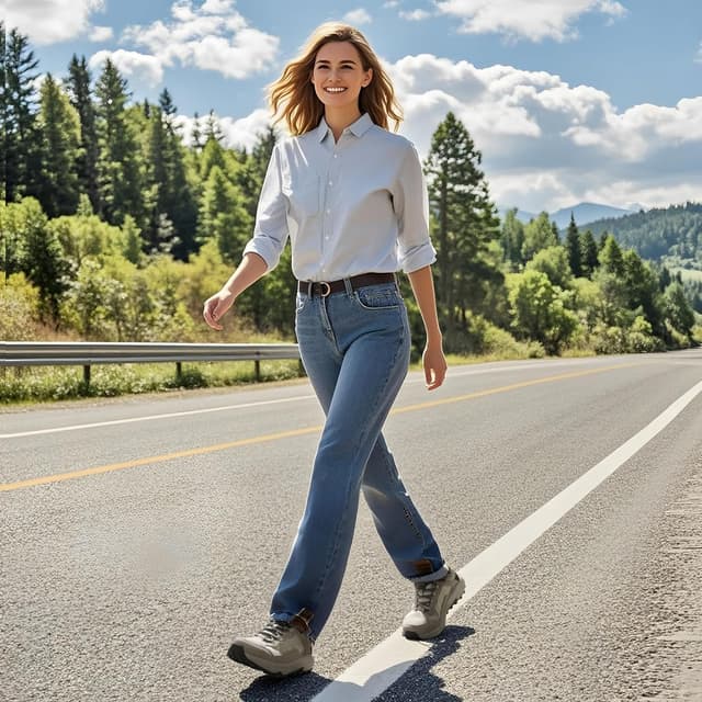 Detalle 2 de NORTIV 8 Women’s Waterproof Hiking Shoes with Arch Support (Wicklow)