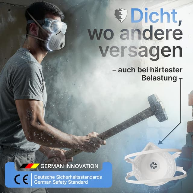 Thumbnail 6 de HELDENWERK FFP3 Maske mit Ventil – 5er Set