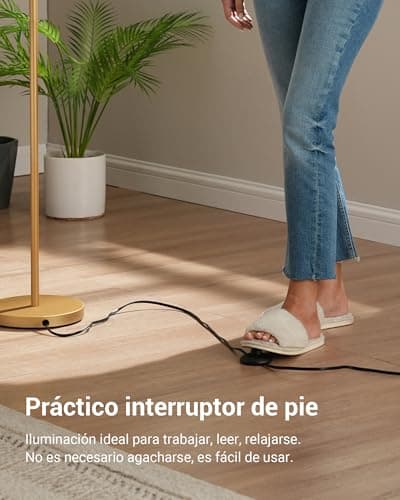 Thumbnail 2 de EDISHINE Lámpara de Pie Minimalista 161 cm