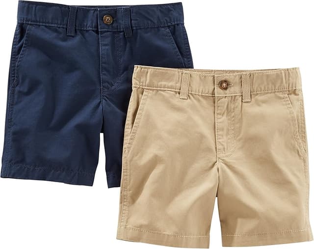Detalle de Simple Joys by Carter's shorts 2 años, pack de 2
