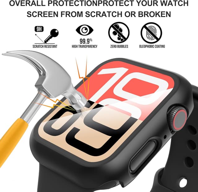 Detalle 2 de Diruite Apple Watch screen protector 44mm