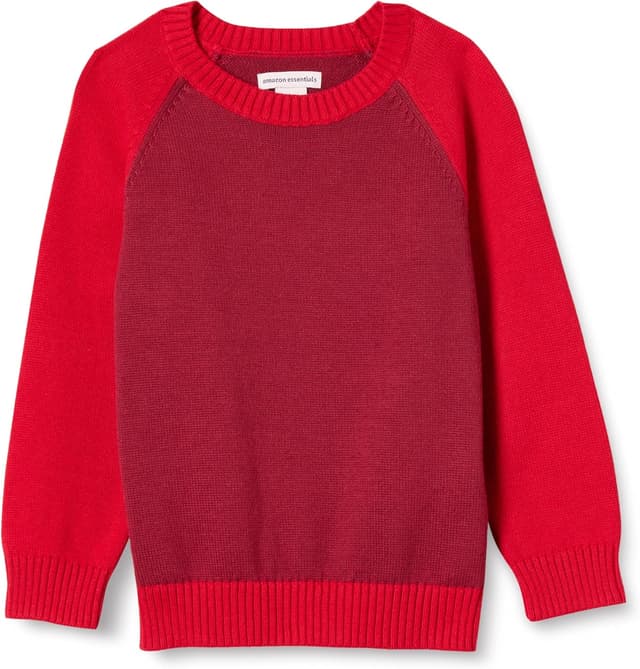 Thumbnail 5 de Cotton crewneck sweater for boys, relaxed fit