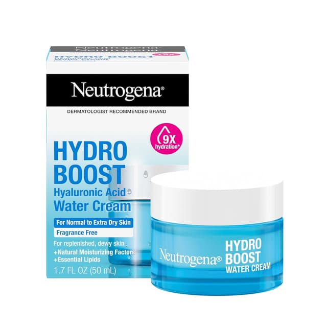 Detalle de Neutrogena Hydro Boost Water Cream (72 Hr Hydration) + Trial Hydro Boost Hydrating Gel Cleanser Set