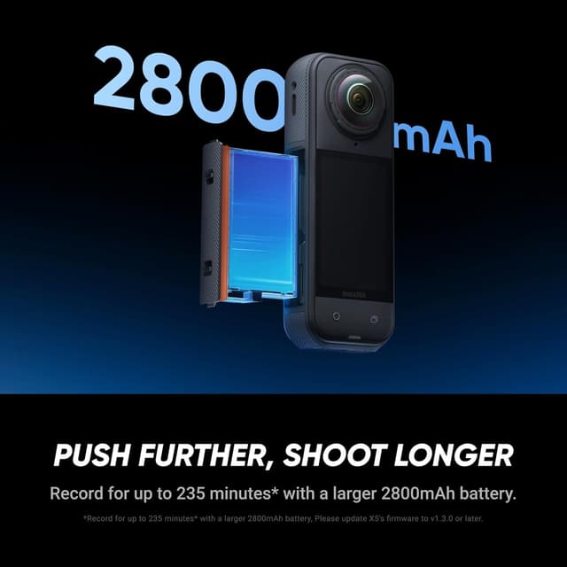 Thumbnail 6 de Insta360 X5 8K 30 fps 360°-Actioncam