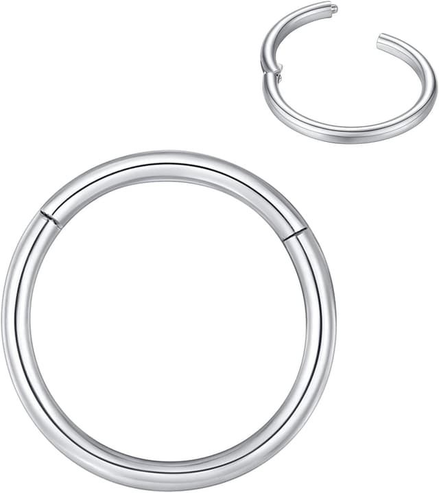 Imagen de BlessMyLove Nasenring Hoop 316L Chirurgenstahl en OfertitasTOP