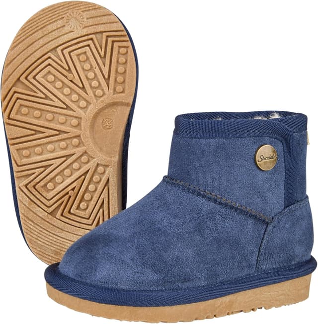 Detalle 2 de Sterntaler Unisex Kinder-Halbschuh UniSneaker mit Klett und Teddyfutter