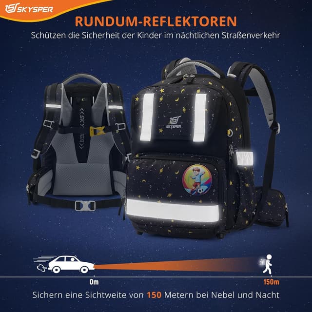 Thumbnail 3 de SKYSPER Schulranzen-Set 5-teilig 16L