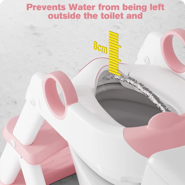 Detalle 1 de Rabb Kindertoilettenleiter 2 in 1 für Kinder