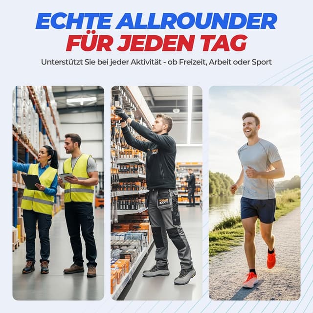 Detalle de smart&gentle Premium Geleinlagen für Schuhe – dünne Komfort-Einlagen für Alltag, Sport & Arbeit