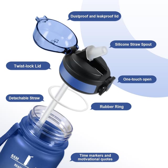 Detalle 2 de JAPORIA Borraccia 500ml a Prova di Perdite