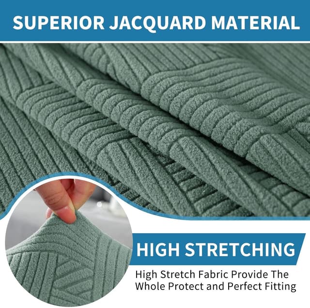 Detalle de Ystyle housse de chaise 6 pièces extensible