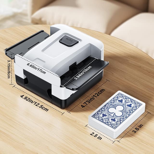 Detalle 2 de Demolike Automatic Card Shuffler for 1-2 Decks ๐