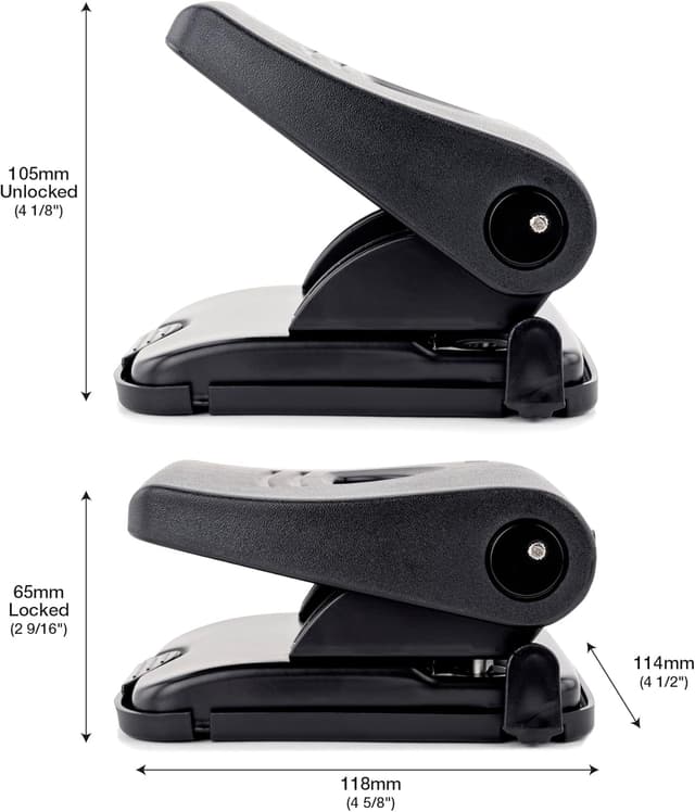 Thumbnail 4 de RAPESCO PF827PB2 30-sheet 2-hole punch
