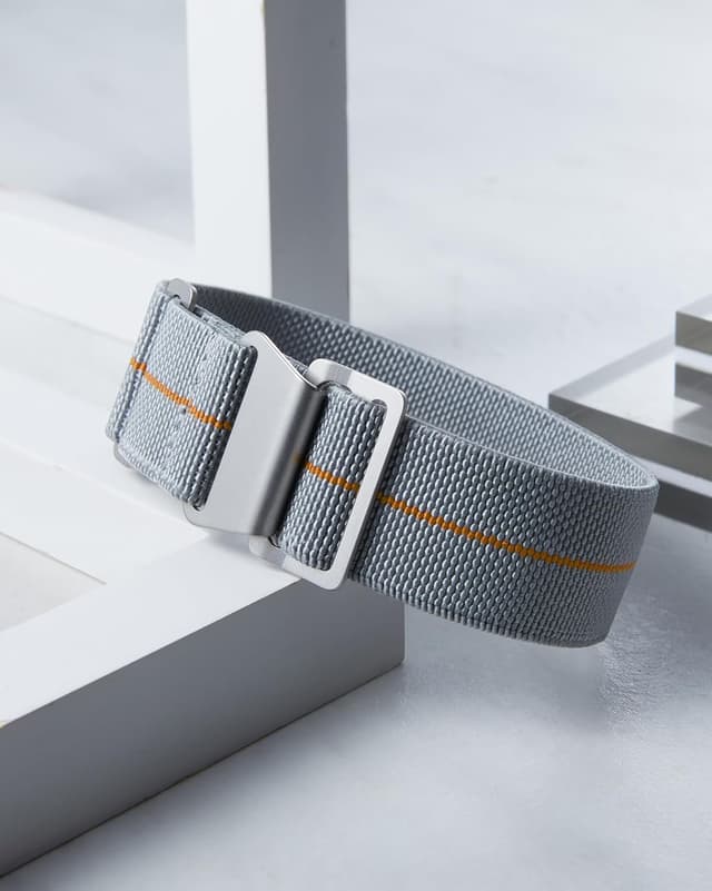 Thumbnail 2 de BINLUN Bracelet Montre Élastique nylon Marine Nationale 18/20/22 mm