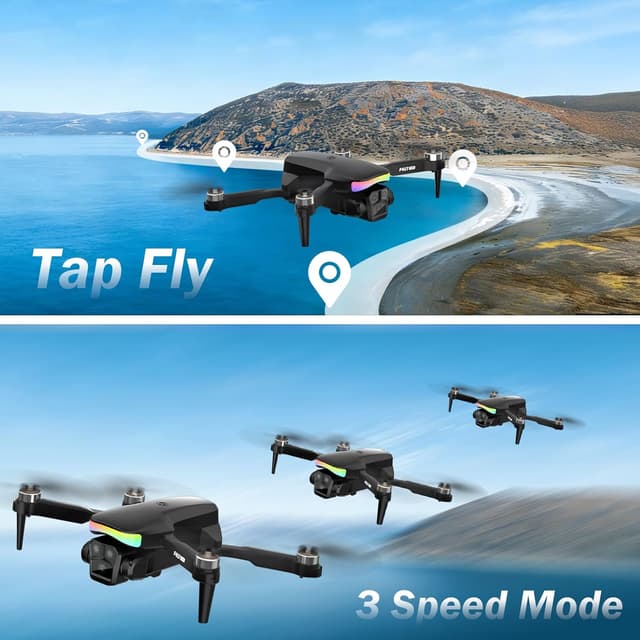 Detalle de F417PRO Fakjank : mini drone avec caméra 1080P, écran et vol stable (pour débutants et enfants)