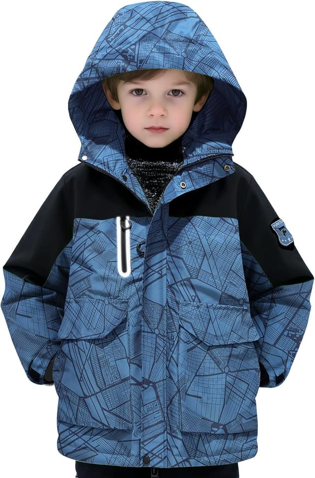 Detalle 2 de Jsslaik Boys Softshell Jacket for Skiing Ages 6–16