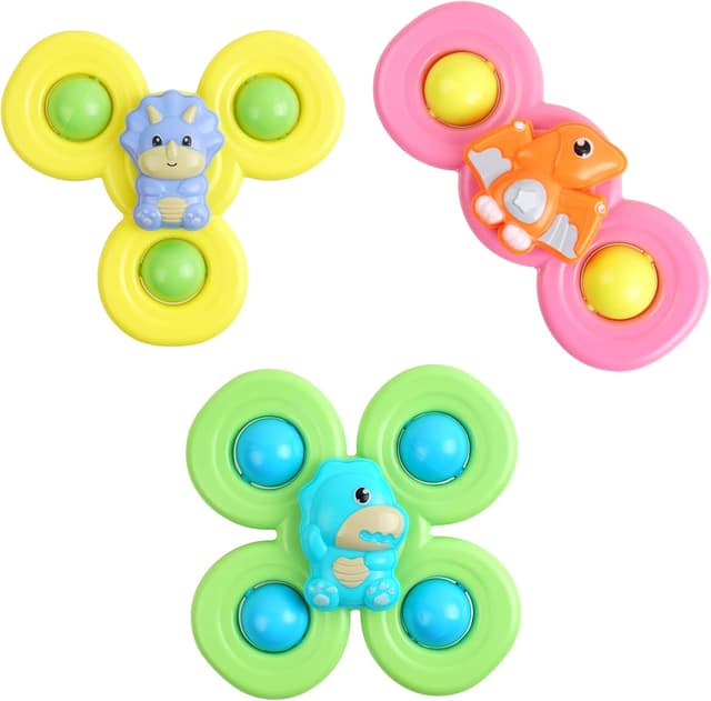 Imagen de Vicloon Saugnapf-Kreiselspielzeug 3er Set en OfertitasTOP