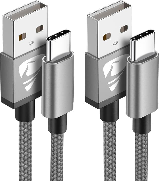 Detalle de Yosou USB C Charger Cable 2M braided 3A pack 🔌