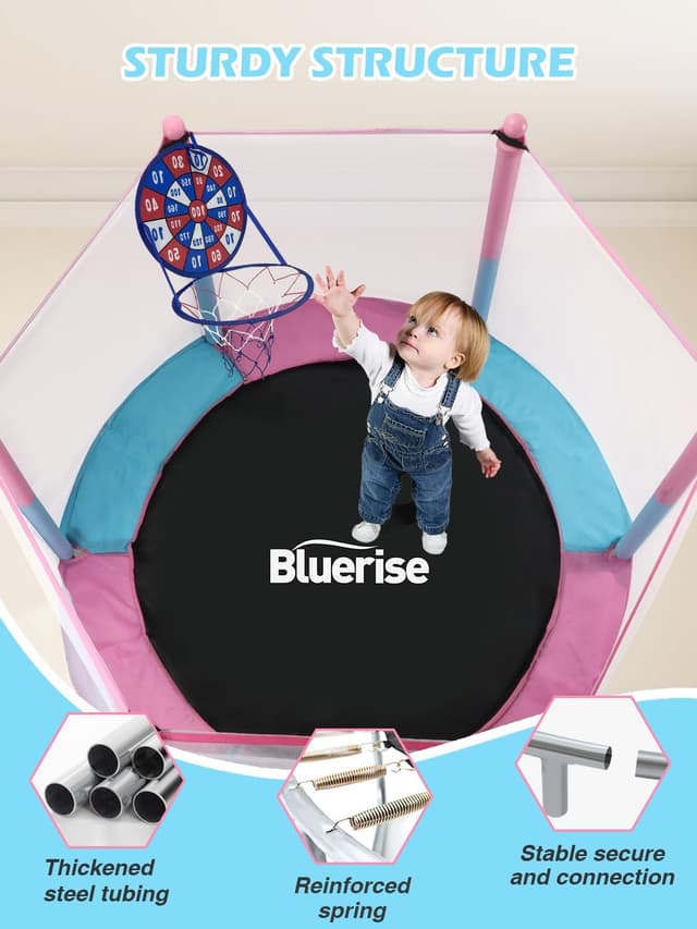 Thumbnail 4 de BLUERISE 55IN Toddler Trampoline