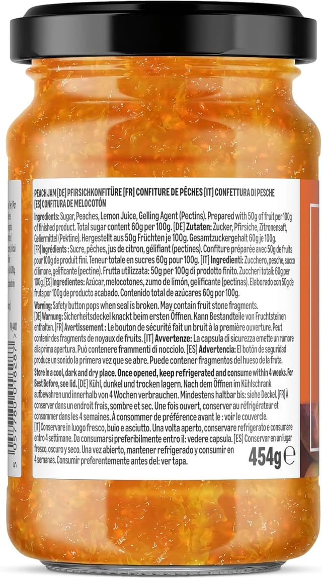 Thumbnail 2 de by Amazon Confiture de pĂȘches 454 g đŻ