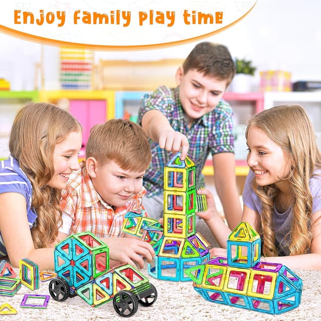 Thumbnail 6 de COOLJOYA Bloques Magnéticos 50 piezas 🎲
