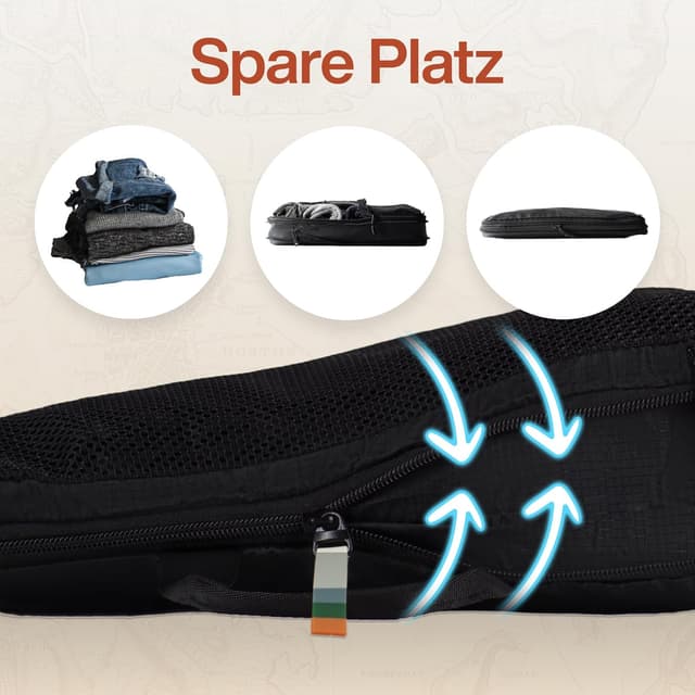 Detalle 2 de TRAVEL DUDE Packwürfel 7-teiliges Set