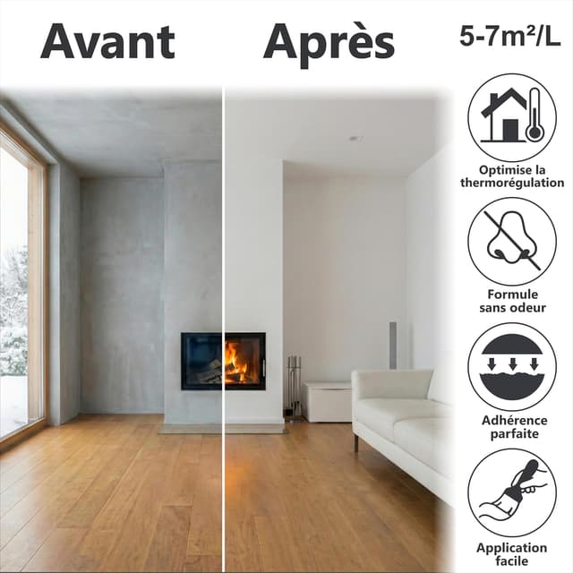 Detalle 2 de Peinture isolante WO-WE W529, 10 L ⚙