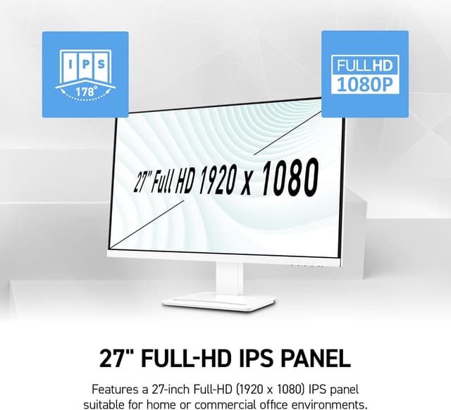 Detalle 2 de msi PRO MP273W E14A 144Hz 27" Monitor