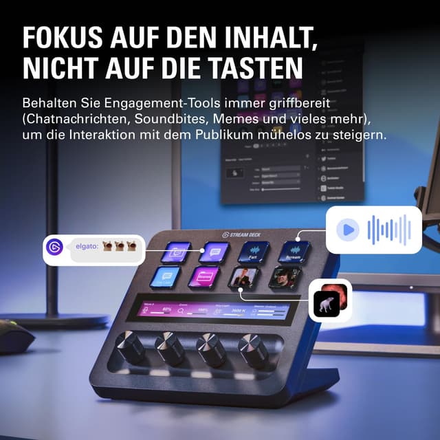 Thumbnail 5 de Elgato Stream Deck + Audiomixer