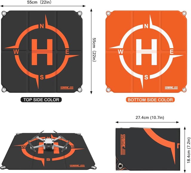 Detalle 2 de STARTRC Drohnen Landeplatz 55 x 55 cm