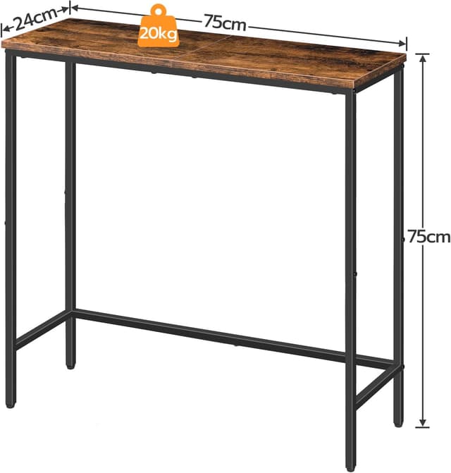 Thumbnail 2 de HOOBRO Console Table 75x24x75 cm