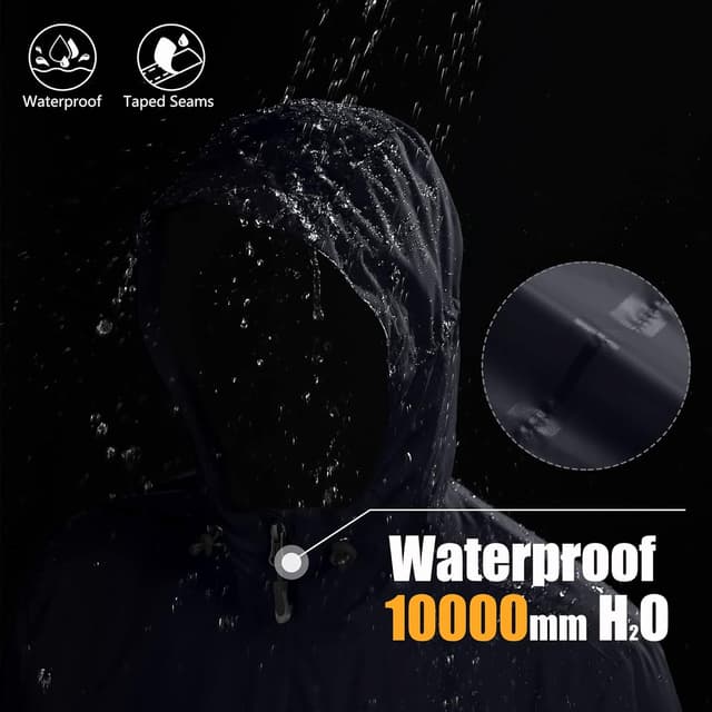 Thumbnail 3 de 33,000ft Regenjacke Herren 8000 mm Wasserdicht