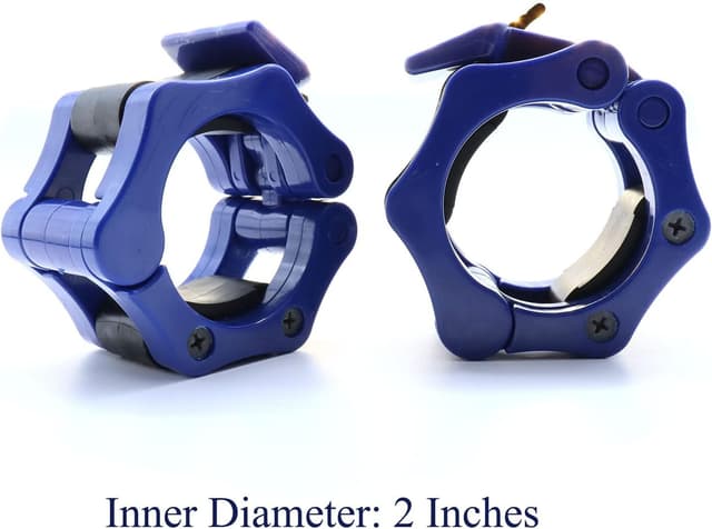 Detalle de Tioamy Hantelverschlüsse / Spinlock Klemmen für olympische Langhantel 50 mm (1 Paar)