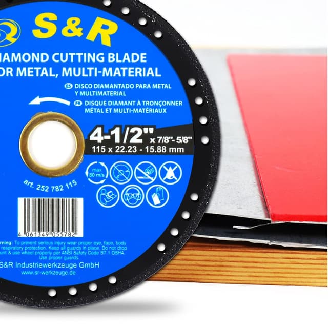 Detalle de S&R Disco diamantato per taglio 115 mm