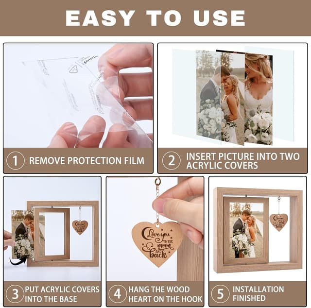 Detalle de GUANKE romantic photo frame for 4 x 6