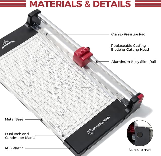 Thumbnail 5 de JIELISI Rotary Paper Trimmer 12-inch cut