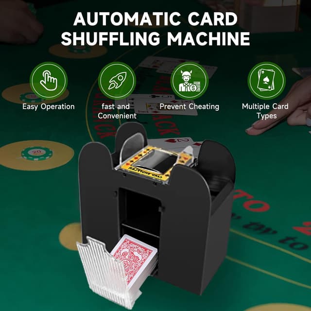 Thumbnail 5 de Unniweei Automatic Card Shuffler for Poker ๐