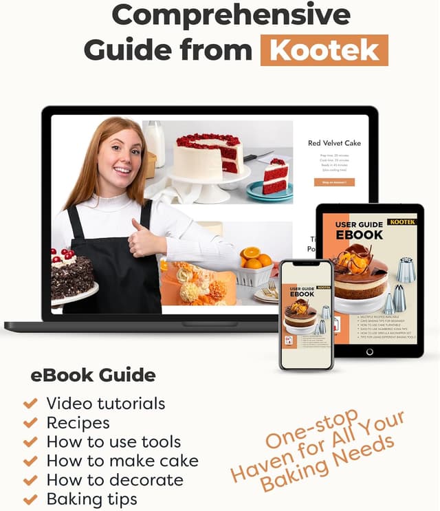 Thumbnail 3 de Kootek 71PCs Cake Decorating Kit 11