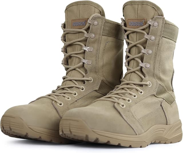 Thumbnail 6 de QUNLON Men’s Military Tactical Boots – Durable ankle boots for outdoor work & motorcycle riding