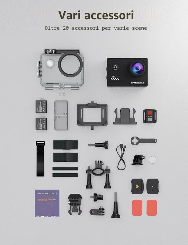 Thumbnail 6 de Apexcam 4K 60FPS EIS Action Cam 64MP