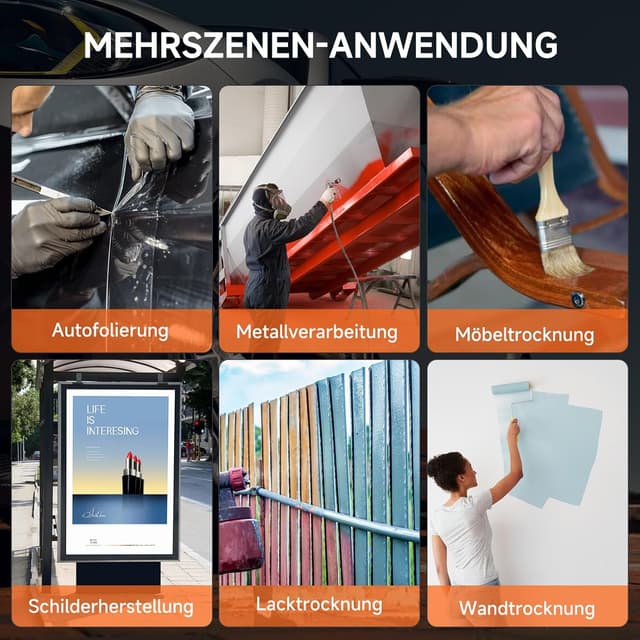 Thumbnail 6 de DATOUBOSS lampada infrarossi per carrozzeria 2000W