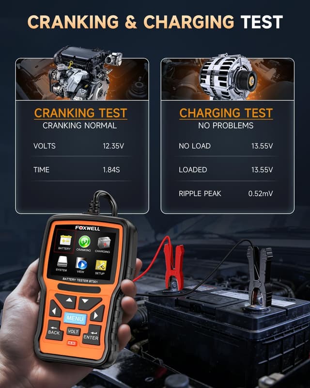 Thumbnail 2 de FOXWELL BT301 Car Battery Tester 12V